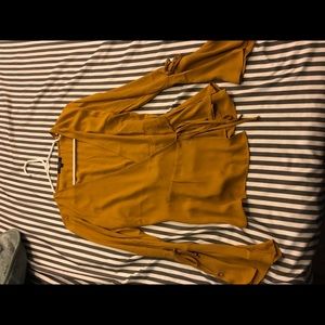 Mustard blouse